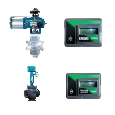 O sistema de feedback sem ligação de válvula de controle fácil de usar com Fisher FIELDVUE DVC2000 Digital Valve Positioner
