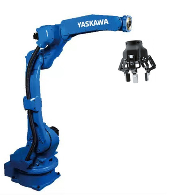 Braço robótico industrial Yaskawa GP180 com agarrador CNGBS como máquina de fabricação de paletes