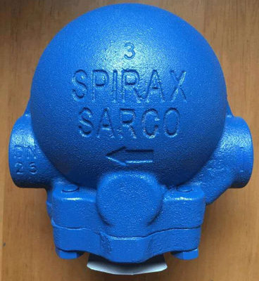 Estabilidade e confiabilidade Blue Spirax Sarco Valves Balão flutuante válvula de drenagem de vapor com posicionador de válvulas para tubos industriais