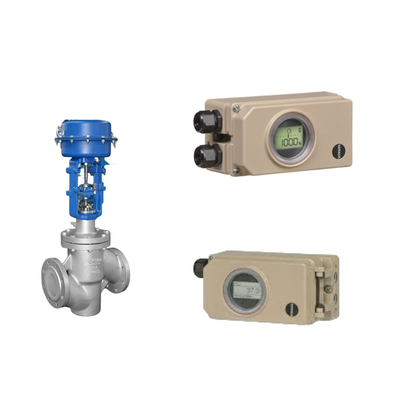 Actuador de controlo pneumático e Samson Smart Valve Positioner 3730-3 para válvula de controlo pneumático
