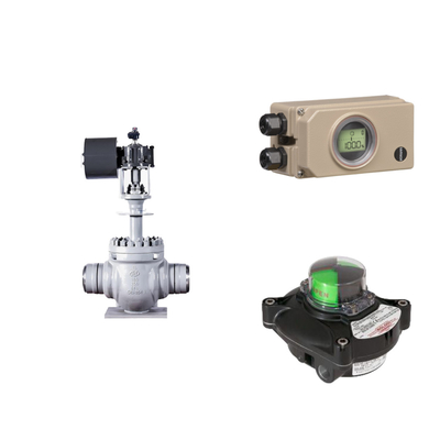 Válvula de controlo pneumática com comunicação dura Samson Electropneumatic 3730-3 e positioner samson 4763
