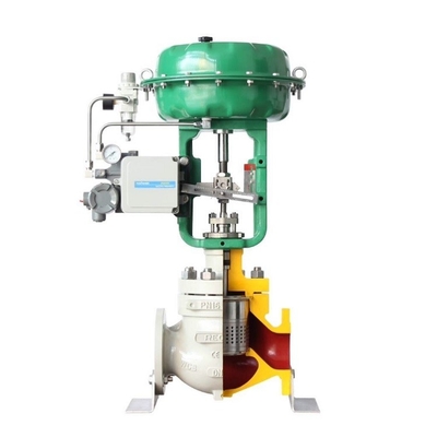 Válvula de controlo de marca chinesa com atuador pneumático e posicionador de válvula digital SMC IP8000/8100 e fisher 67CFR regula