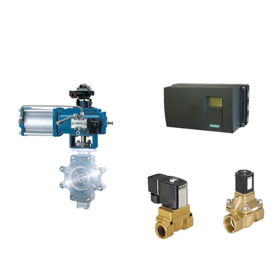 Pneumático de controlo de válvula posicionador Siemens SIPART PS2 e válvula de solenoide de barril