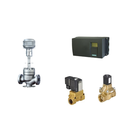 Pneumático de controlo de válvula posicionador Siemens SIPART PS2 e válvula de solenoide de barril