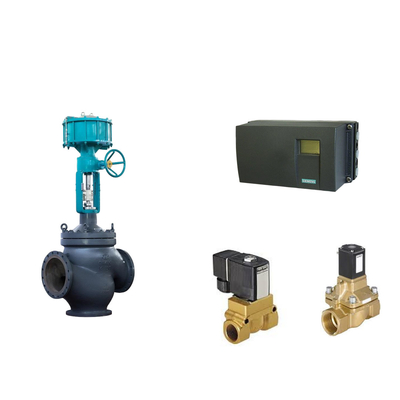 Pneumático de controlo de válvula posicionador Siemens SIPART PS2 e válvula de solenoide de barril