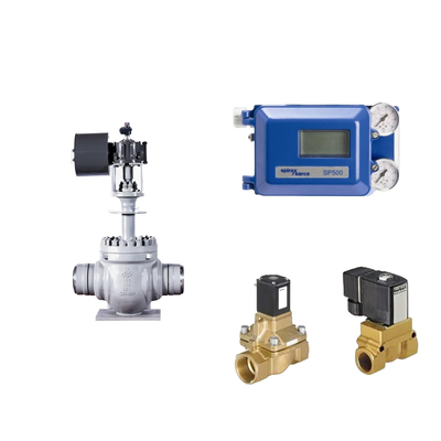 Pneumático Spirax Sarco Smart Valve Positioner SP500 e válvula de solenoide Burkert