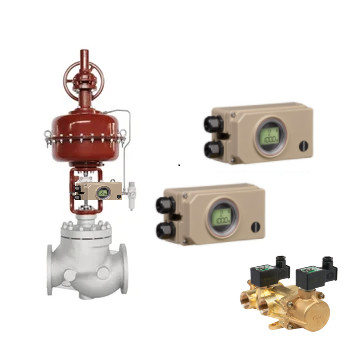 ASCO Solendid Valve And Samson Smart Valve Positioner 3730-3 para válvula de controle pneumático chinês