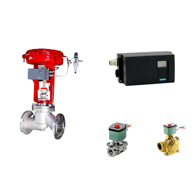 Pneumático Valve Positioner Siemens SIPART PS2 e Emerson-ASCO 210 válvula de solenoide