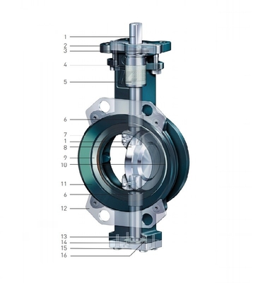 Valva de borboleta de controlo Keystone 360 com atuador elétrico F89
