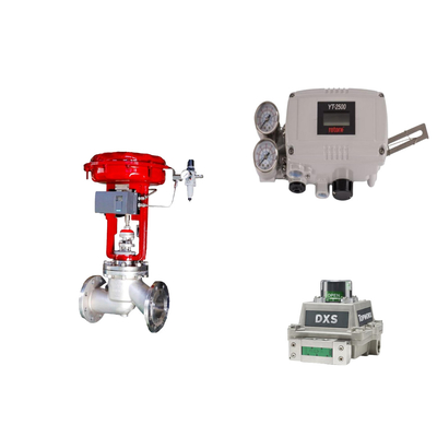 Válvula de controlo pneumática com rotor original YT-2500 posicionador de válvula inteligente e interruptor de limite EMERSON