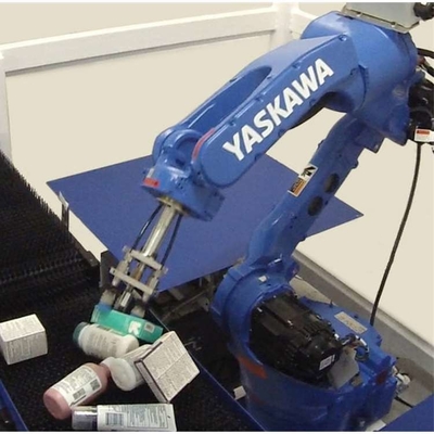 Braço robótico de 6 eixos Yaskawa GP25-12 com trilho de guia do robô CNGBS para manuseio de automação do robô