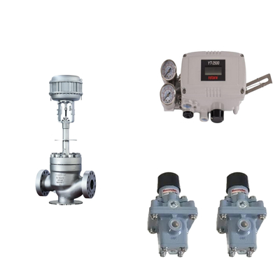 Válvula de controlo pneumática com rotor original YT-2500 Smart Valve Positioner e Masoneilan 78-40 regulador de filtro