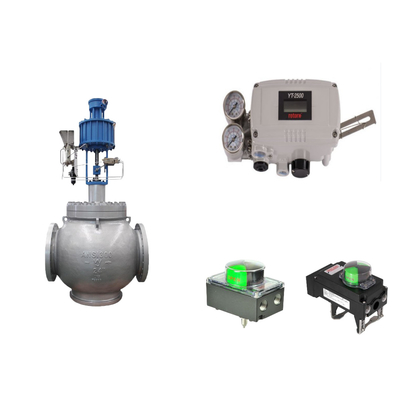 Válvula de controlo pneumática com posicionador de válvula inteligente original rotor YT-2500 e interruptor de limite de rotor