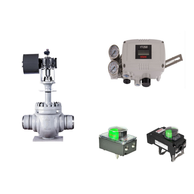 Válvula de controlo pneumática com posicionador de válvula inteligente original rotor YT-2500 e interruptor de limite de rotor