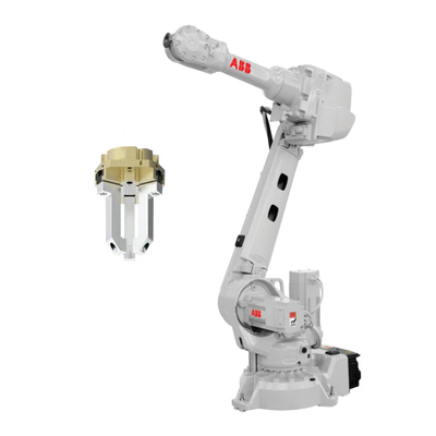 6 Braço robótico de eixo ABB IRB1600-10/1.45 Com agarrador de mão CNGBS como robô industrial para manuseio
