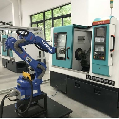 Braço robótico industrial 6 eixos Yaskawa GP35L com agarrador robótico CNGBS para robô de manuseio automatizado