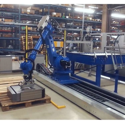 Braço robótico industrial 6 eixos Yaskawa GP35L com agarrador robótico CNGBS para robô de manuseio automatizado