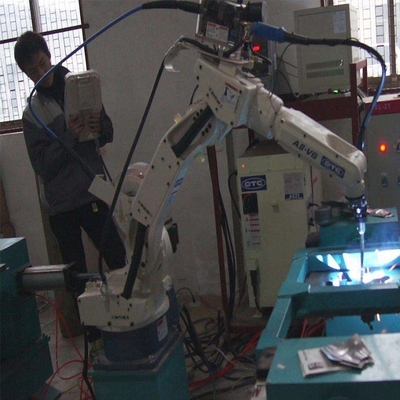 Robô Industrial OTC FD-B6L Com Alcance 2008MM Com Soldadores ARC E Máquina de Soldadura DM350