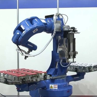 Auto pintura braço robótico 6 eixo Yaskawa MPX1150 com CNGBS robô agarrador para pintura de parede robô