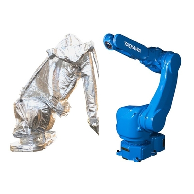 6 eixos de pintura braço robótico Yaskawa MPX1950 com roupas de robô CNGBS para robô de pintura automatizado