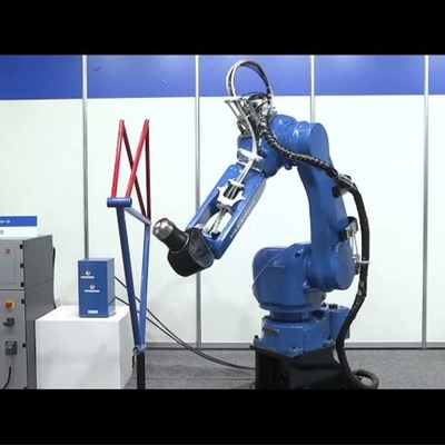 6 eixos de pintura braço robótico Yaskawa MPX1950 com roupas de robô CNGBS para robô de pintura automatizado