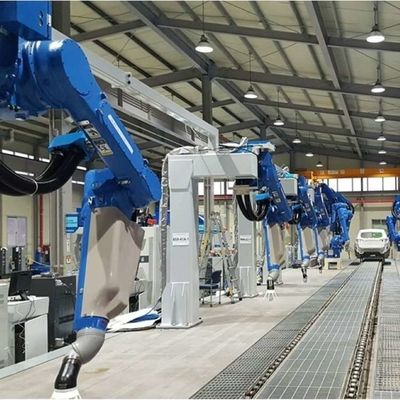 6 eixos de pintura braço robótico Yaskawa MPX1950 com roupas de robô CNGBS para robô de pintura automatizado