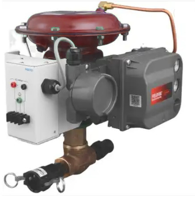 Estabilidade e durabilidade de Fish-Er Valve DVC6200 posicionador com ASCO válvula solenoide para válvula de controle pneumático em estoque