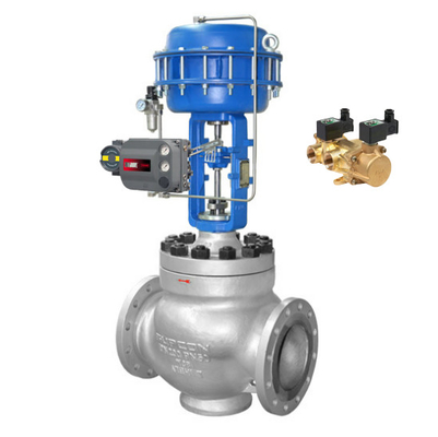 Estabilidade e durabilidade de Fish-Er Valve DVC6200 posicionador com ASCO válvula solenoide para válvula de controle pneumático em estoque