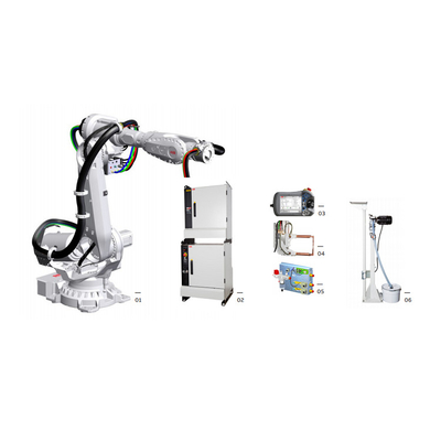 Alta carga útil IRB6700-200/2.6 de manipulador como robô industrial de 6 eixos para manuseio de materiais