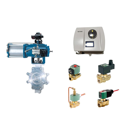 Válvula de controlo pneumática com Neles ND7000 Posicionador de válvula inteligente com válvula de solenoide Asco como fornecedor de válvulas Sto