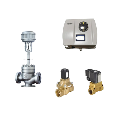 Válvula de controlo pneumática chinesa com Neles original inteligente ND7000 posicionador de válvula e válvula de solenoide Burkert