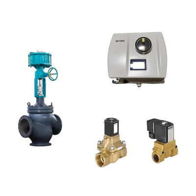 Válvula de controlo pneumática chinesa com Neles original inteligente ND7000 posicionador de válvula e válvula de solenoide Burkert