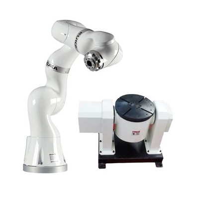 7 eixos braço robótico Kuka LBR Iiwa 14 R820 CR com CNGBS posicionador de solda para robô de solda