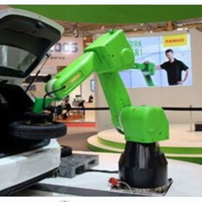 Braço Robótico Cnc 6 Eixo Fanuc CR-4iA Com CNGBS Robot Dress Pack Para Soldadura Robótica Colaborativa