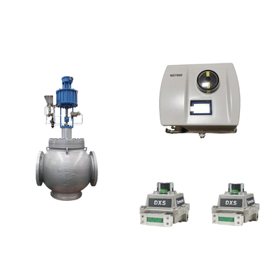 Válvula de controlo com Neles ND7000 Posicionador de válvula inteligente com interruptor de limite EMERSON