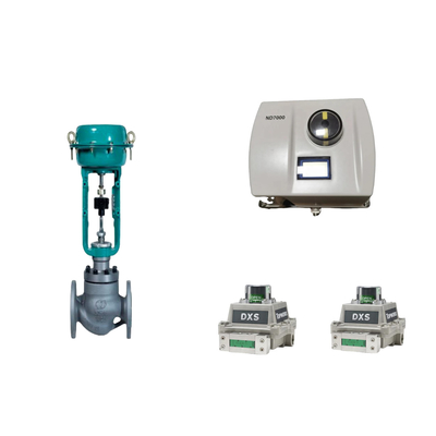Válvula de controlo com Neles ND7000 Posicionador de válvula inteligente com interruptor de limite EMERSON