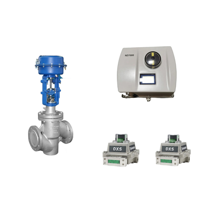 Válvula de controlo com Neles ND7000 Posicionador de válvula inteligente com interruptor de limite EMERSON