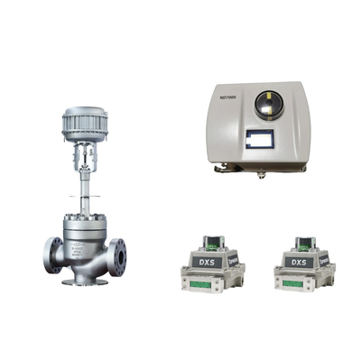 Válvula de controlo com Neles ND7000 Posicionador de válvula inteligente com interruptor de limite EMERSON