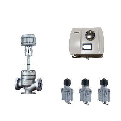 Válvula de controlo pneumática chinesa com Neles original inteligente ND7000 posicionador de válvula e interruptor de limite EMERSON