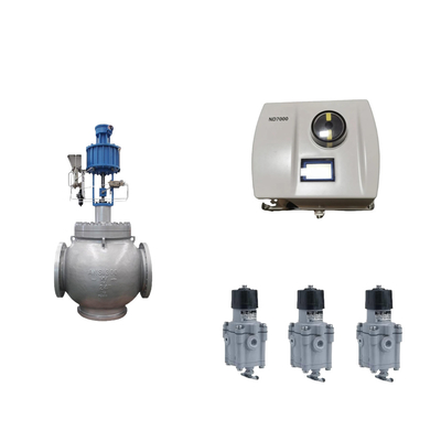 Válvula de controlo pneumática chinesa com Neles original inteligente ND7000 posicionador de válvula e interruptor de limite EMERSON