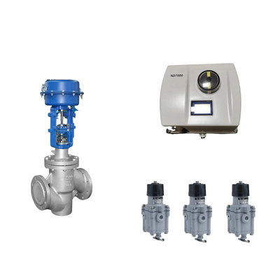 Válvula de controlo pneumática chinesa com Neles original inteligente ND7000 posicionador de válvula e interruptor de limite EMERSON