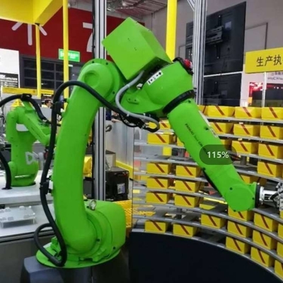 6 Axis Fanuc CRX-5iA Braço Robótico Cobot Com Roupas Robóticas CNGBS Para Manuseio Como Robô Colaborativo