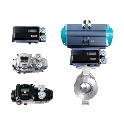 Válvula de controlo elétrico com posicionador de válvula inteligente Tissin TS700 Série posicionadores pneumáticos e válvula solenoide Asco