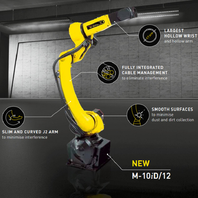 FANUC Robot M-10iD/12 Robô Industrial com 6 eixos para manuseio de material
