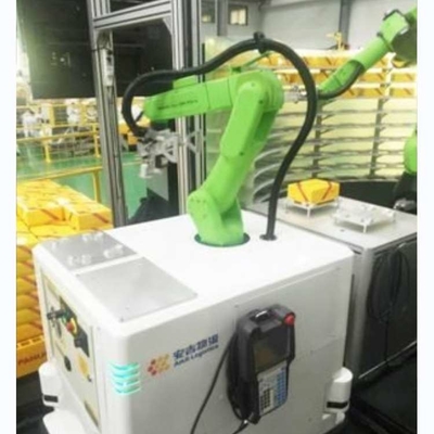 6 eixos braço robótico Fanuc CR-15iA com CNGBS Robot Gripper para manipulação Cnc como robô colaborativo