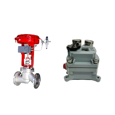 Válvula de controlo pneumático chinês com Masoneilan SVI2-21123121 posicionador de válvula e ASCO válvula solenoide