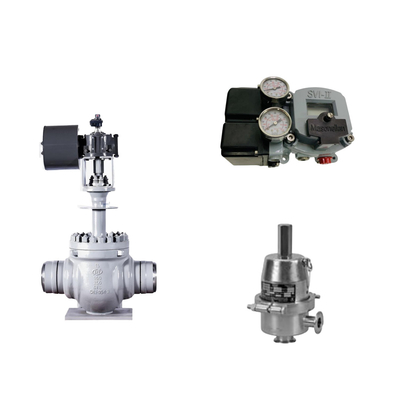 Válvula de controlo pneumático chinês com Masoneilan SVI2-21113111 posicionador de válvula e Fisher SR5 válvula reguladora de pressão