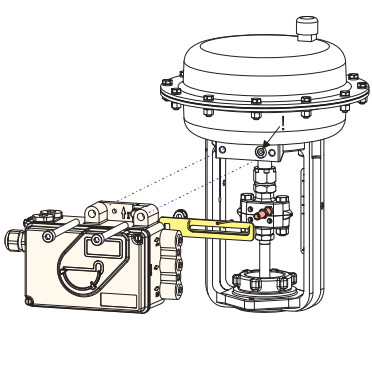 Valvula de posicionamento inteligente original FOXBORO SRD991 para válvula de esfera de controle pneumático e válvula solenoide ASCO ou Burkert