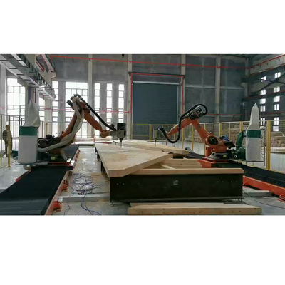 Robô FANUC com carga útil de 500 kg para manuseio de material como trilhos robóticos