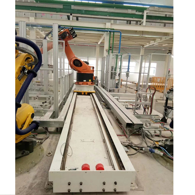 Robô FANUC com carga útil de 500 kg para manuseio de material como trilhos robóticos